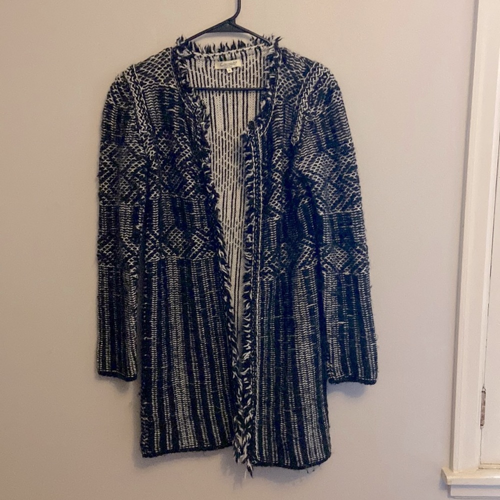 Cocogìo Cardigan Partial Wool Sweater